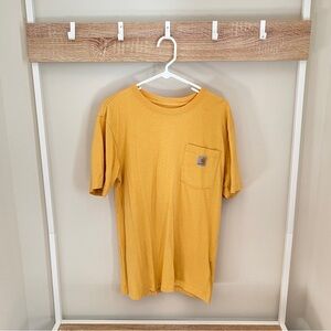 Carhartt Men’s T-Shirt Yellow Size Small